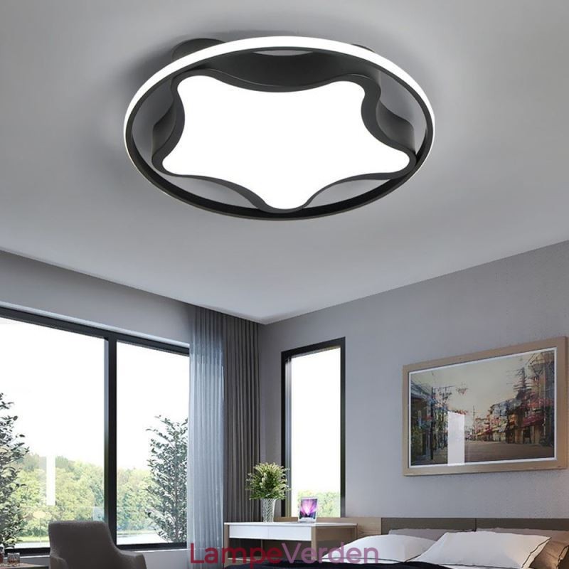 Star Flush Mount Loftslampe Moderne Enkelt Loftslampe