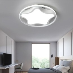 Star Flush Mount Loftslampe Moderne Enkelt Loftslampe