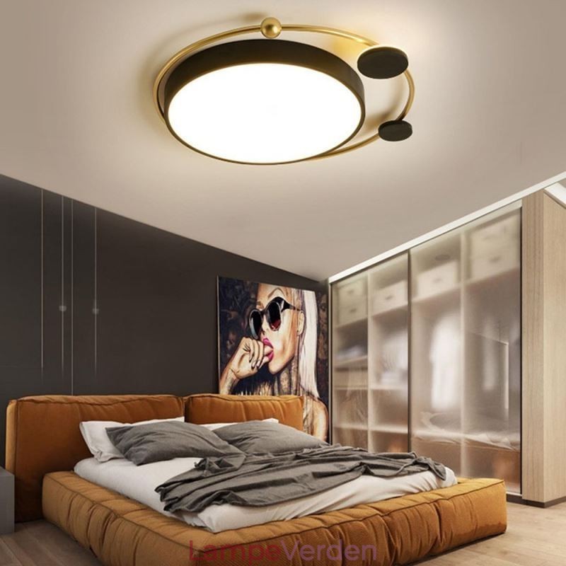 Moderne flush-mount loftslampe Circle akryl loftslampe