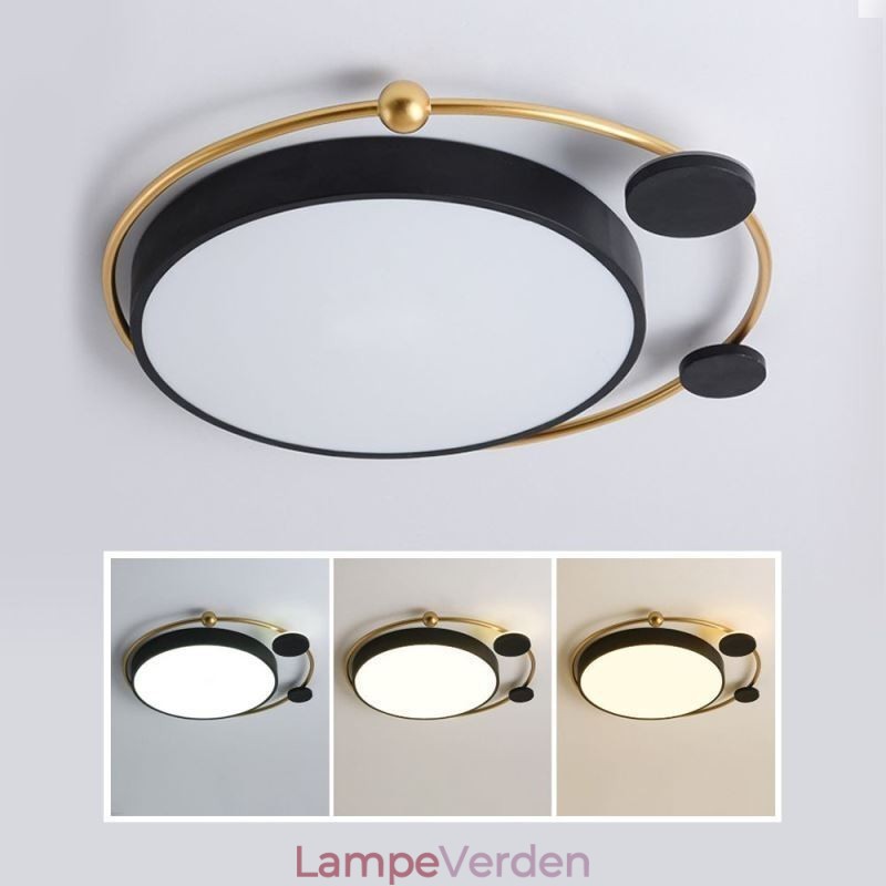 Moderne flush-mount loftslampe Circle akryl loftslampe