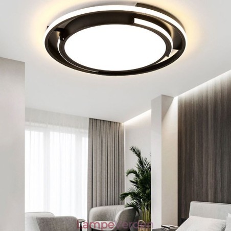 Moderne minimalistisk nedsænket loftslampe cirkulært loftsarmatur