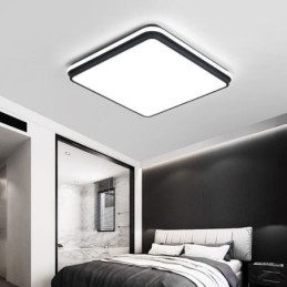 Minimalistisk firkantet flush-mount loftslampe Moderne akrylbelysning