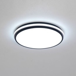 Minimalistisk cirkulær indbygningsloftslampe Moderne akrylbelysning