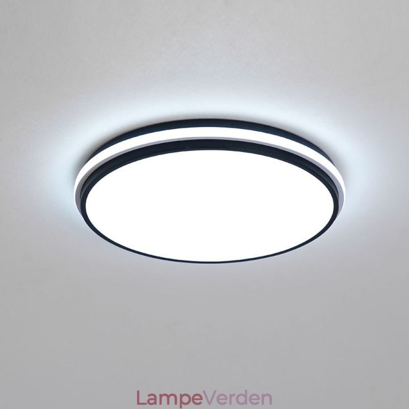Minimalistisk cirkulær indbygningsloftslampe Moderne akrylbelysning