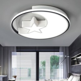 Moon & Star Flush Mount Loftslampe