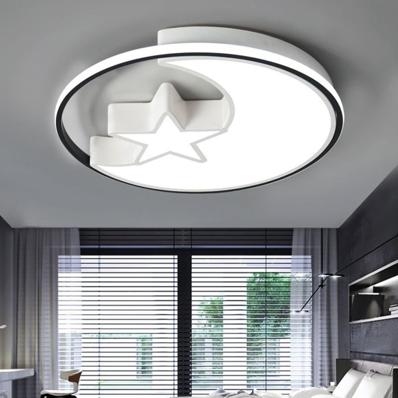 Moon & Star Flush Mount Loftslampe