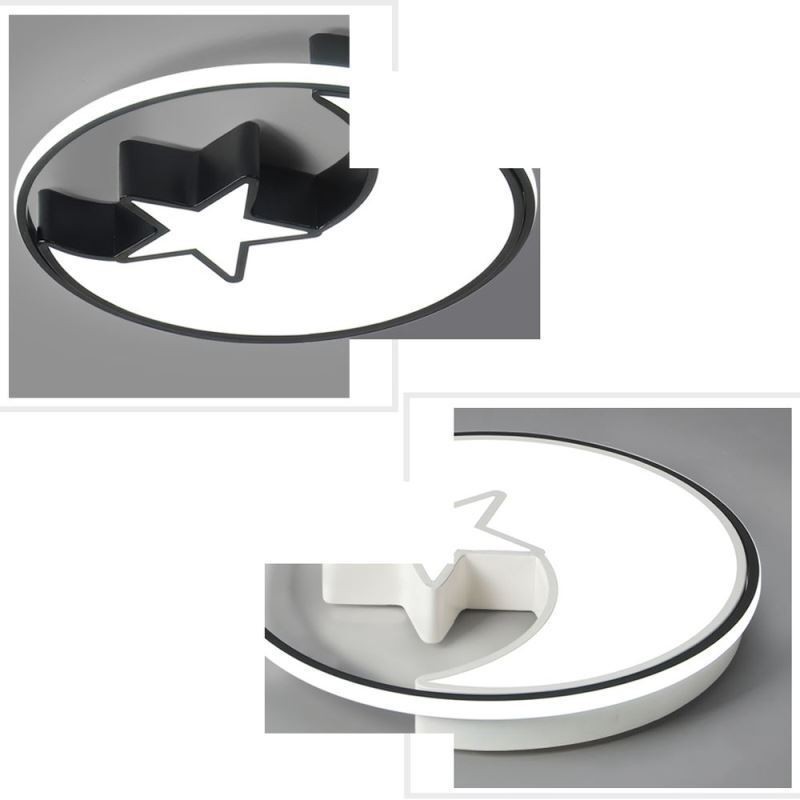 Moon & Star Flush Mount Loftslampe
