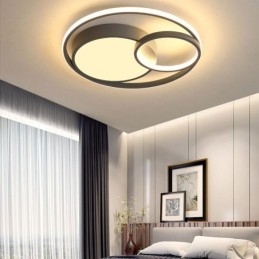 Moderne cirkulær indbygningsloftslampe