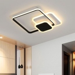 Firkantede rammer Flush Mount dekorativt loftslys