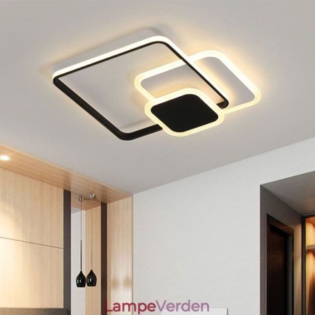 Firkantede rammer Flush Mount dekorativt loftslys Firkantede rammer Flush Mount dekorativt loftslys