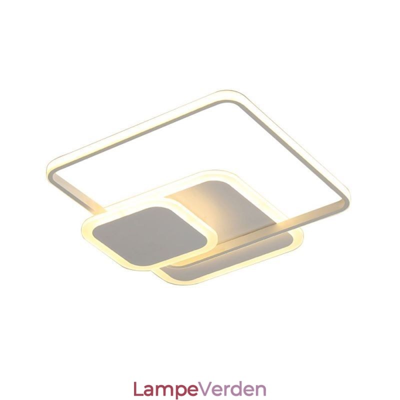 Firkantede rammer Flush Mount dekorativt loftslys