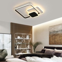 Firkantede rammer Flush Mount dekorativt loftslys