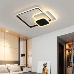 Firkantede rammer Flush Mount dekorativt loftslys