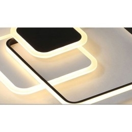 Firkantede rammer Flush Mount dekorativt loftslys