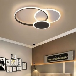 Rund Flush Mount lysarmatur Moderne akryl loftslampe