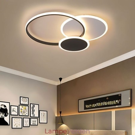 Rund Flush Mount lysarmatur Moderne akryl loftslampe Rund Flush Mount lysarmatur Moderne akryl loftslampe