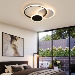Rund Flush Mount lysarmatur Moderne akryl loftslampe