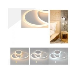 Rund Flush Mount lysarmatur Moderne akryl loftslampe