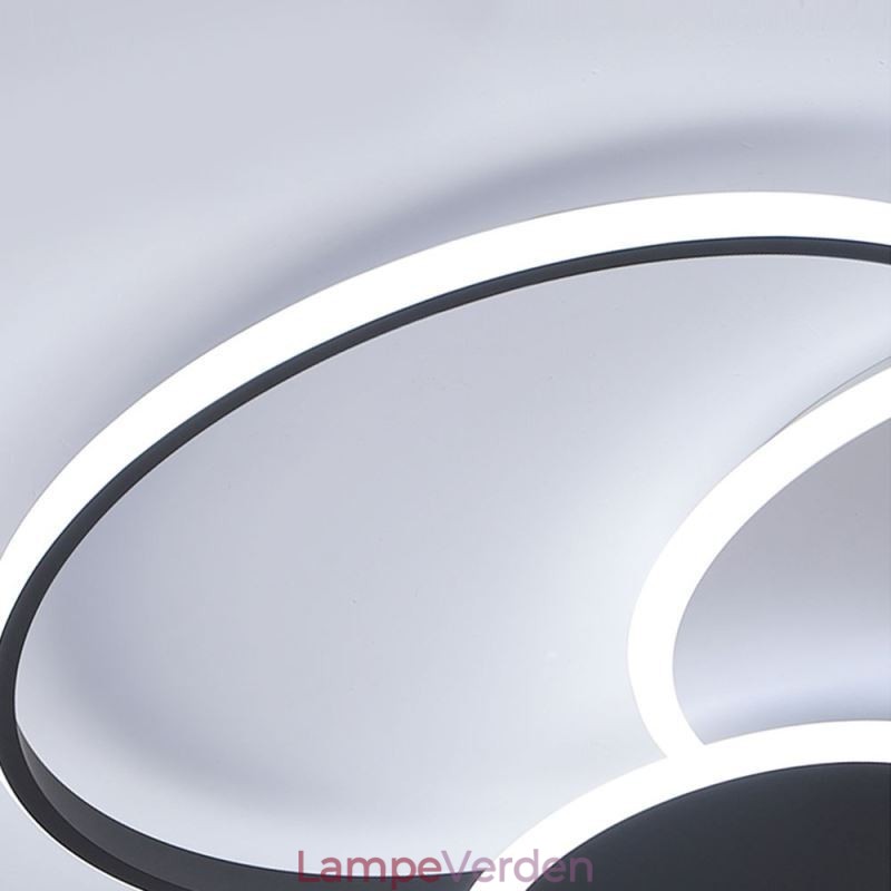 Rund Flush Mount lysarmatur Moderne akryl loftslampe