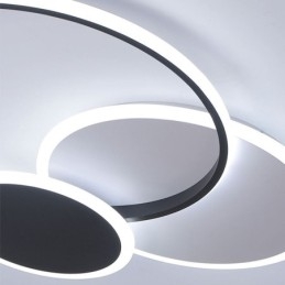 Rund Flush Mount lysarmatur Moderne akryl loftslampe