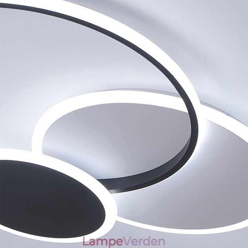 Rund Flush Mount lysarmatur Moderne akryl loftslampe