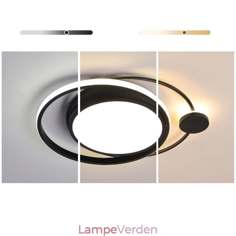 Moderne cirkulært indbygningsloftslys