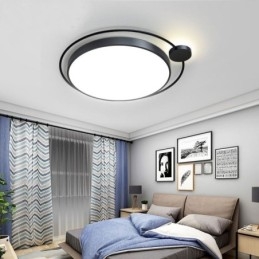 Simple Style Rund Flush Mount lysarmatur akryl loftslampe