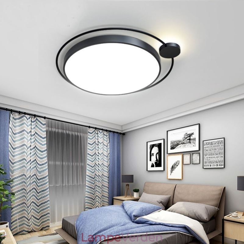 Simple Style Rund Flush Mount lysarmatur akryl loftslampe