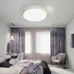 Simple Style Rund Flush Mount lysarmatur akryl loftslampe