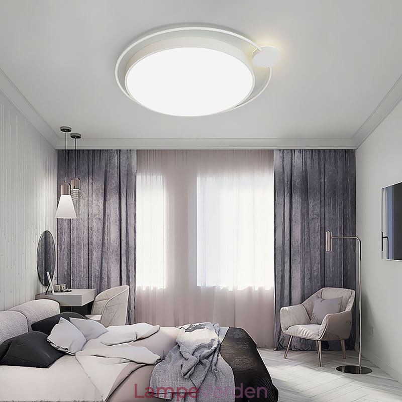 Simple Style Rund Flush Mount lysarmatur akryl loftslampe
