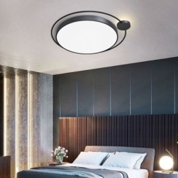 Simple Style Rund Flush Mount lysarmatur akryl loftslampe
