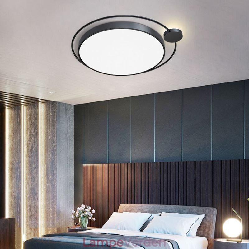 Simple Style Rund Flush Mount lysarmatur akryl loftslampe