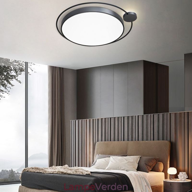 Simple Style Rund Flush Mount lysarmatur akryl loftslampe