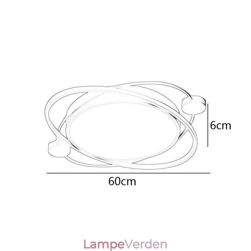 Moderne Loftslampe Planet Flush Mount Loftslampe