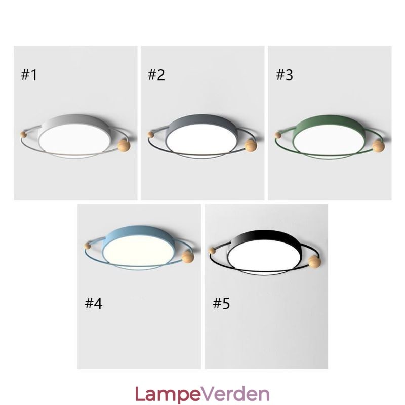 Moderne rundt loftslys Planet Flush Mount lysarmatur