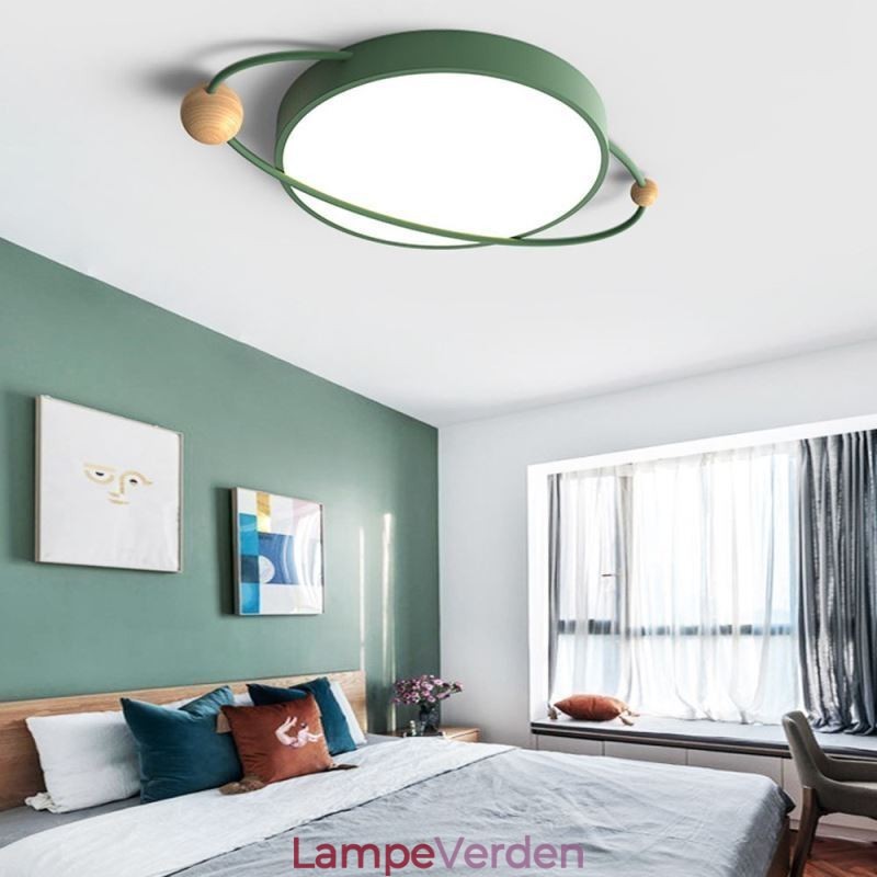 Moderne rundt loftslys Planet Flush Mount lysarmatur