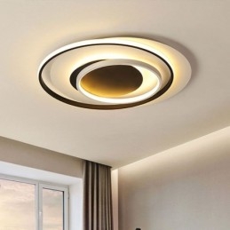 Uregelmæssig rund loftslampe til indbygning