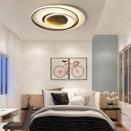 Uregelmæssig rund loftslampe til indbygning
