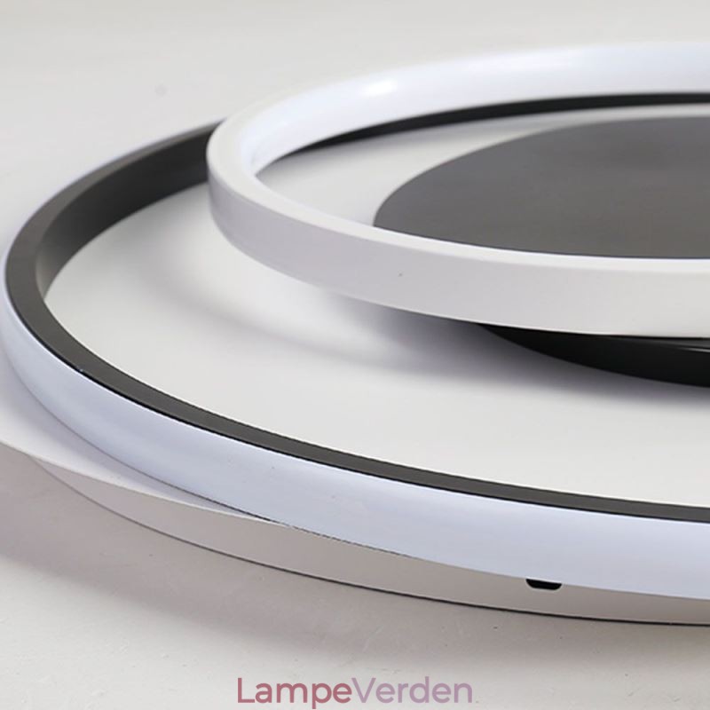 Uregelmæssig rund loftslampe til indbygning