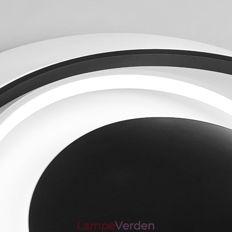 Uregelmæssig rund loftslampe til indbygning