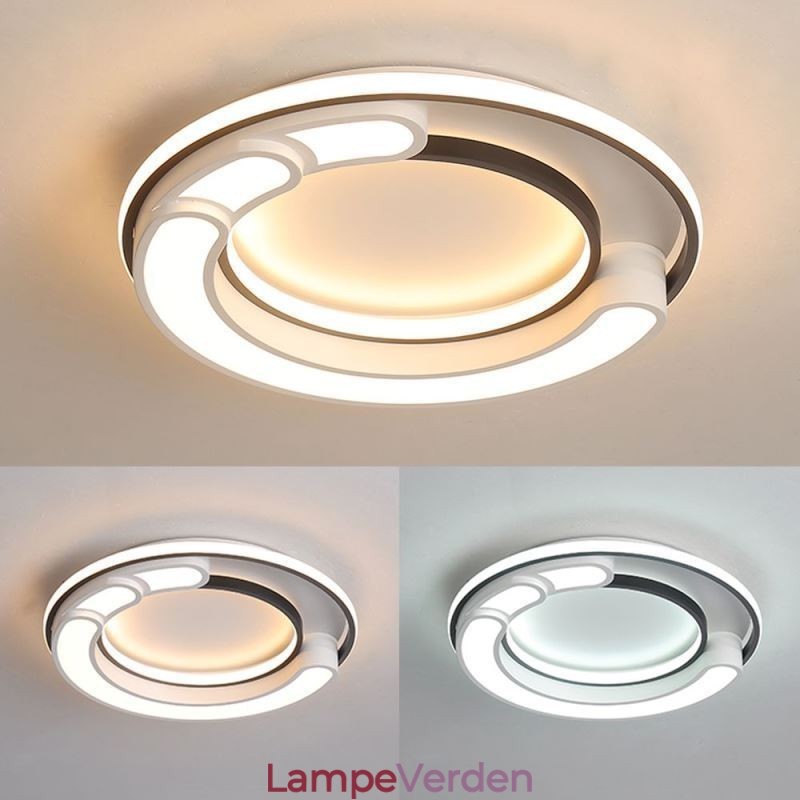 Cirkulær indbygningslampe akryl loftslampe