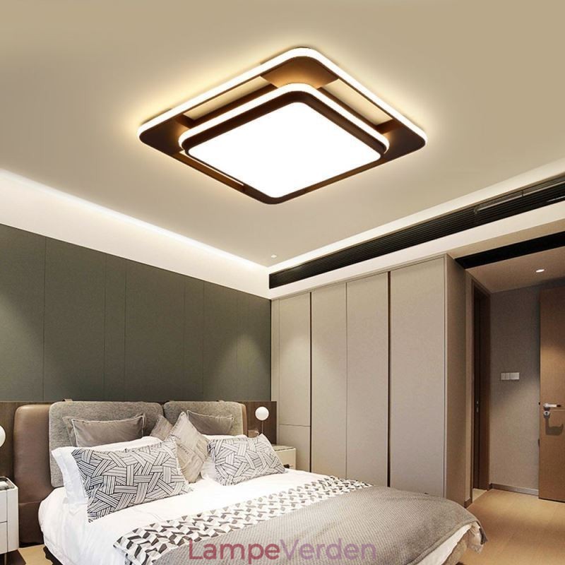 Moderne Minimalistisk Flush Mount Lighting Firkantet loftslys