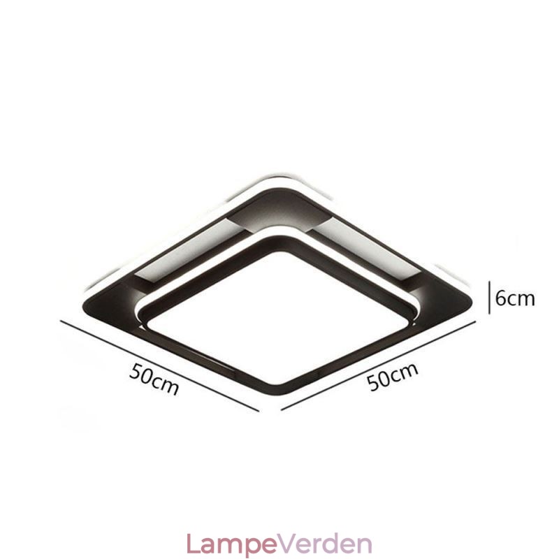 Moderne Minimalistisk Flush Mount Lighting Firkantet loftslys
