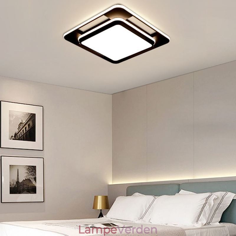 Moderne Minimalistisk Flush Mount Lighting Firkantet loftslys