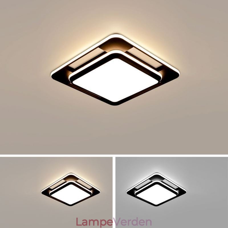 Moderne Minimalistisk Flush Mount Lighting Firkantet loftslys