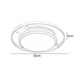 Moderne Minimalistisk Flush Mount Light Armature Rund Loftslampe