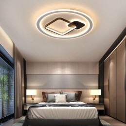Moderne minimalistisk loftslampe Rund og Firkantet Flush Mount lysarmatur