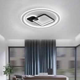 Moderne minimalistisk loftslampe Rund og Firkantet Flush Mount lysarmatur