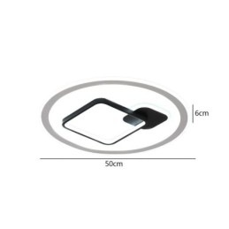 Moderne minimalistisk loftslampe Rund og Firkantet Flush Mount lysarmatur