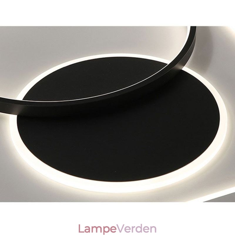 Moderne minimalistisk loftslampe Rund og Firkantet Flush Mount lysarmatur